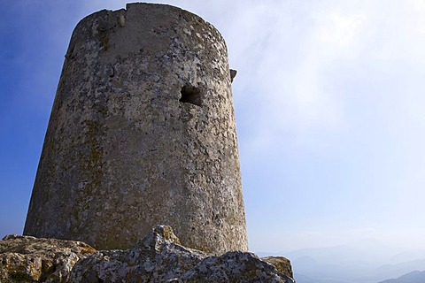 Talaia d'Albercutx, an old Pirate Watch Tower at Cape Formentor, Majorca, Balearic Islands, Spain, Europe