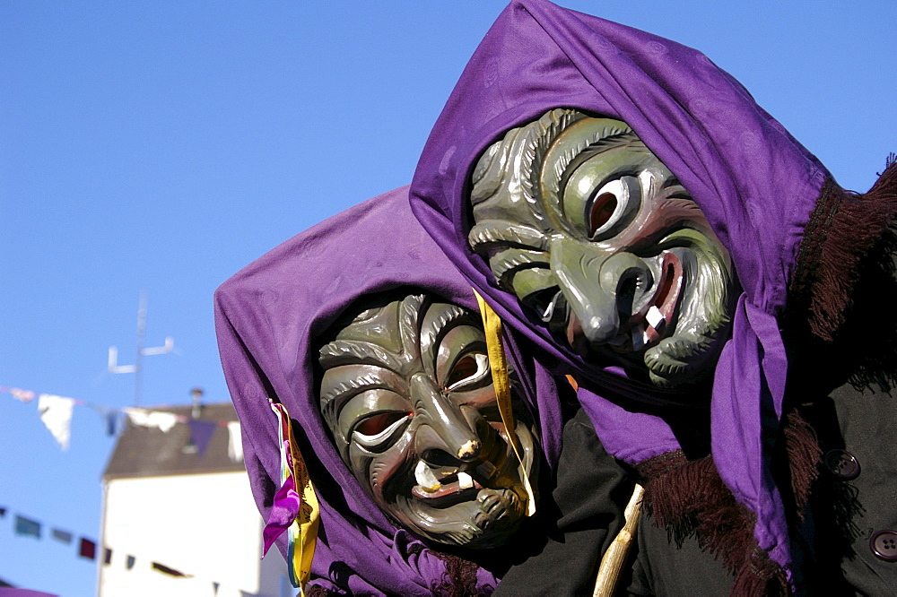 Swabian-Alemannic carnival, celebrated in South Germany, Switzerland and West Austria before Lent, Leutkirch, Baden-Wuerttemberg, Germany, Europe