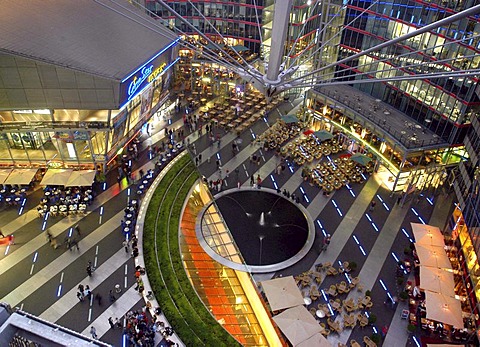 Sony center on the Potsdamer place. Berlin, Germany