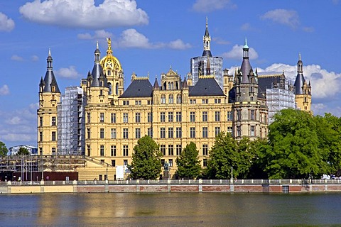 Castle of Schwerin, Mecklenburg-Western Pomerania, Germany