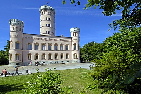 Granitz castle, hunting seat, Prince of Putbus, Ruegen, Mecklenburg Western-Pomerania, Germany