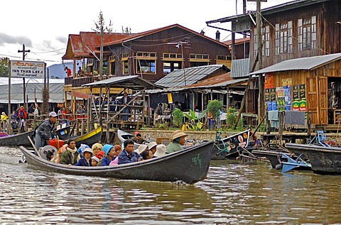 Iwama Village at the lake Inle, Myanmar, Burma