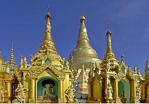 Shwedagon pagoda, Yangon, Rangoon, Myanmar, Burma