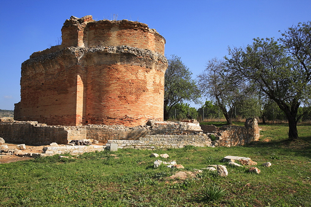 Roman ruins of Milreu near Estoi, Algarve, Portugal