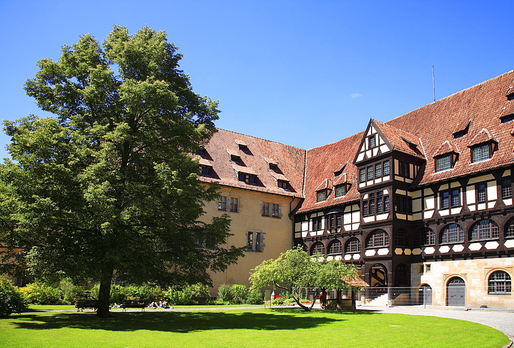 Coburg Fortress, courtyard, Coburg, Upper Franconia, Bavaria, Germany, Europe