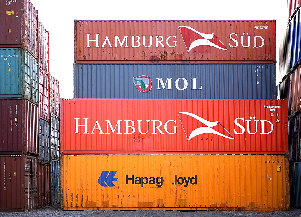 Various shipping containers