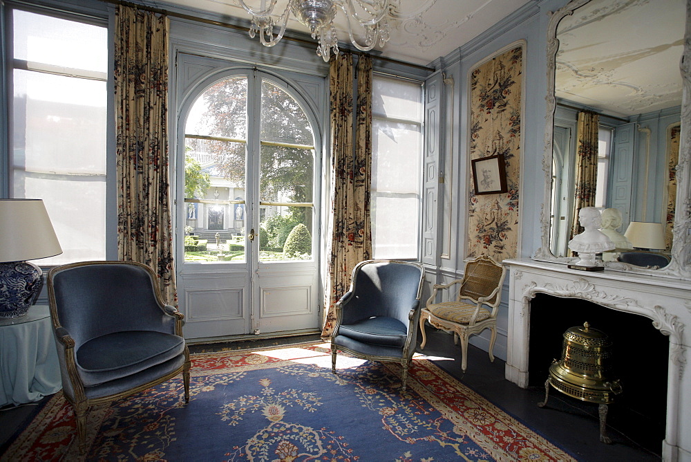 Museum Van Loon, family room with a fireplace, Keizersgracht 672, Amsterdam, Netherlands, Europe