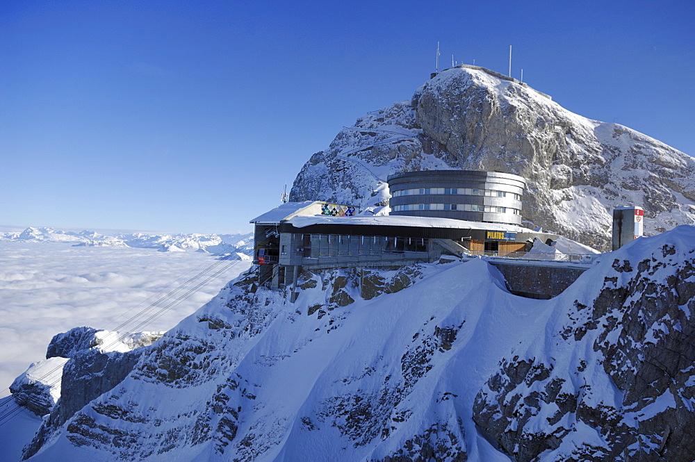 Mt. Pilatus Kulm Mountain Station, Lucerne, Central Switzerland, Switzerland, Europe