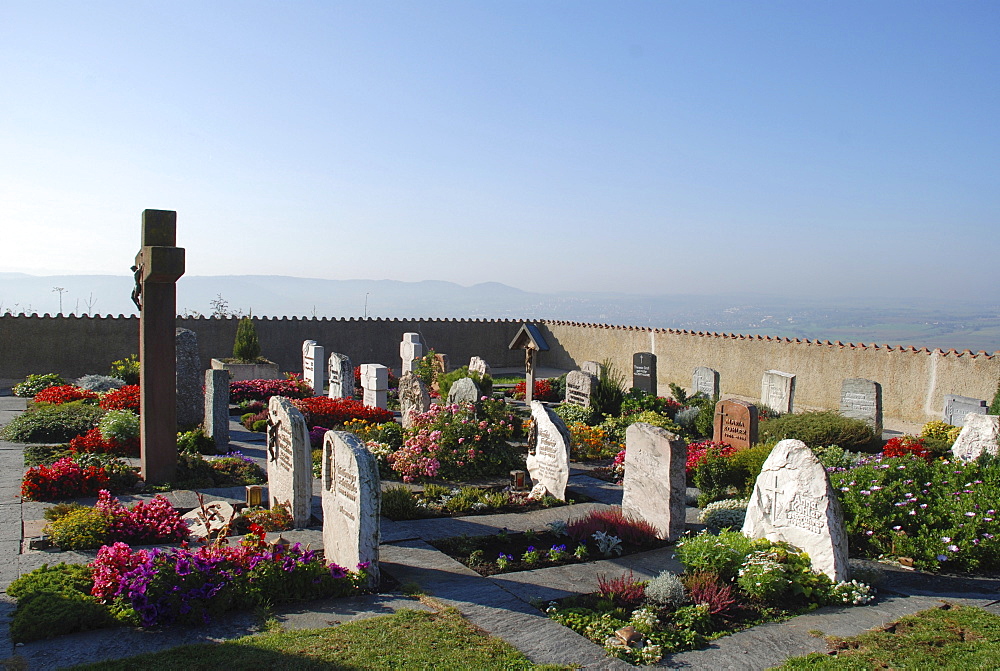 Cemetery Wurmlinger Kapelle Tuebingen Baden Wuerttemberg Germany