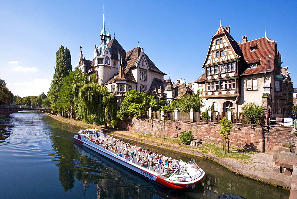 Lycee International, Ill River, Strasbourg, Alsace, France, Europe