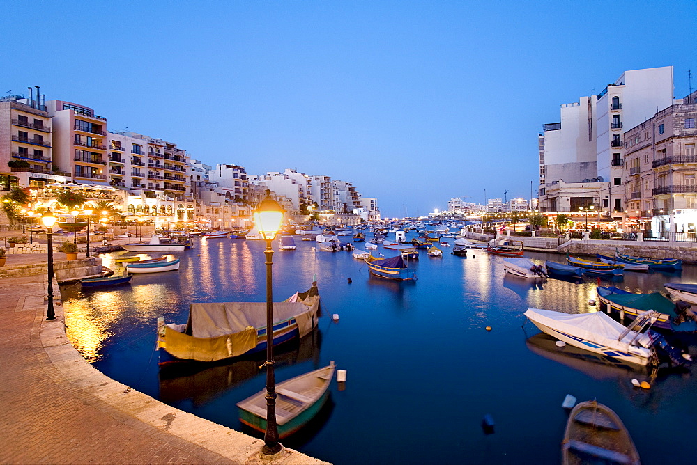 Spinola Bay, St. Julian's, Malta, Europe