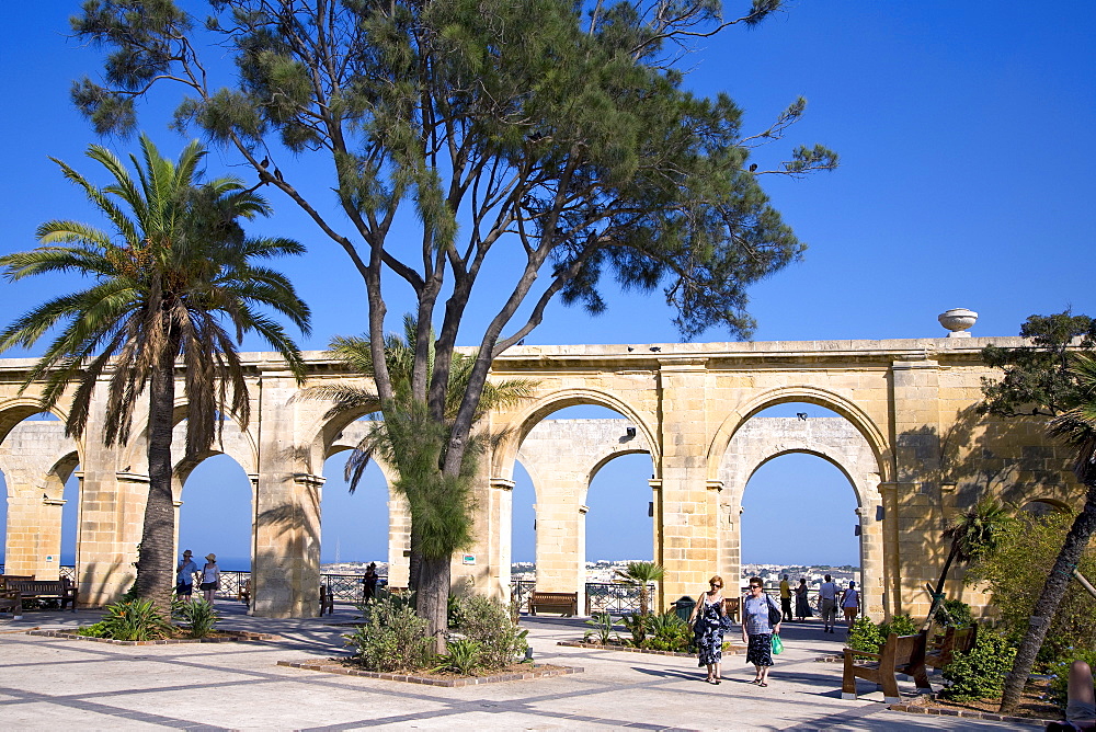 Upper Barracca Gardens, Valletta, Malta, Europe