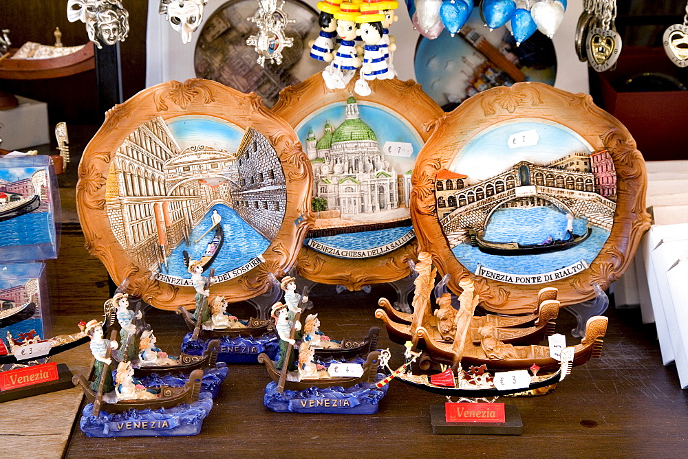 Venice-souvenirs in a shop, Venice, Veneto, Italy, Europe