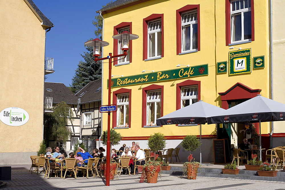 Restaurant Alte Schule, Old School, Eifel, North Rhine-Westphalia, Germany, Europe