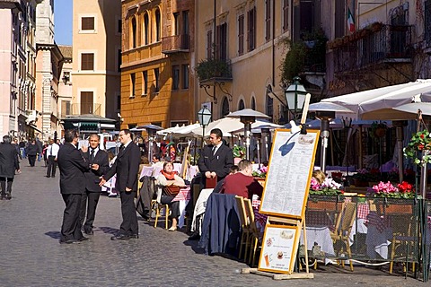 Restaurant, Piazza Navona Square, Rome, Latium, Italy, Europe