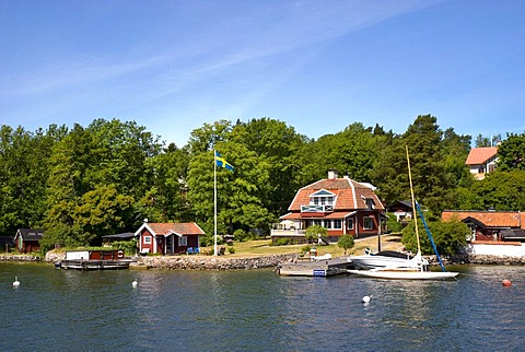 Skerry near Vaxholm, Stockholm archipelago, Sweden