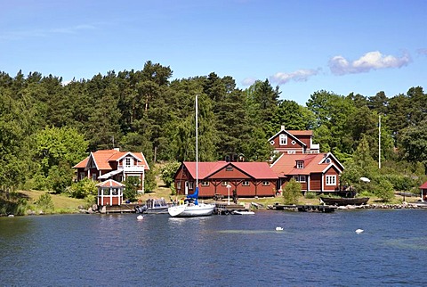 Skerry near Vaxholm, Stockholm archipelago, Sweden