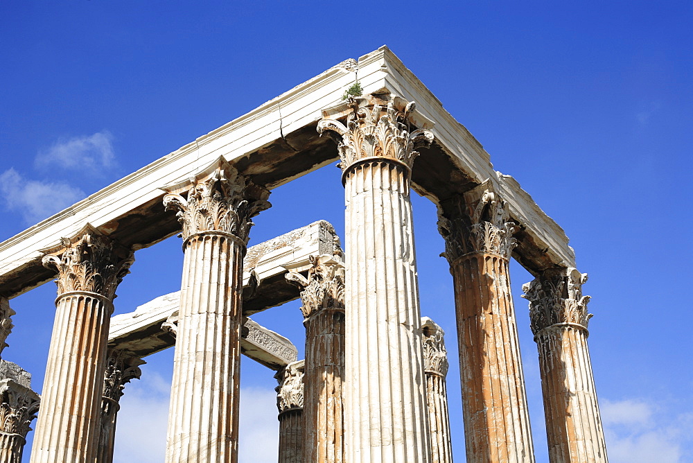 Stone columns, Olympieion, Athens, Greece