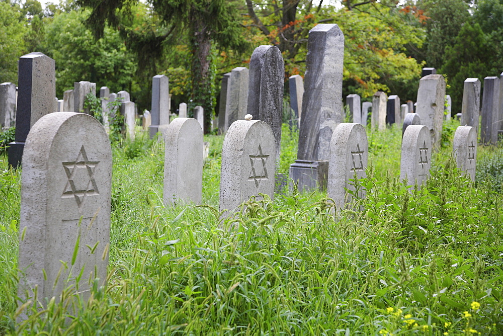 Jewish section of the Zentralfriedhof, Central Cemetery in Vienna, Austria, Europe