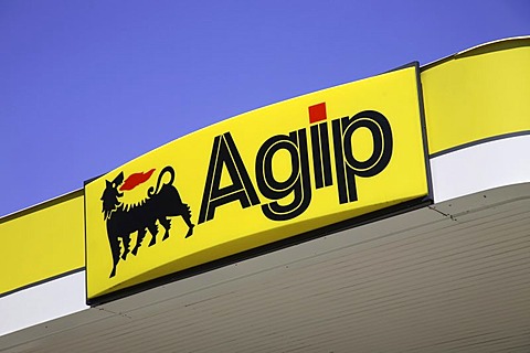 Company sign Agip