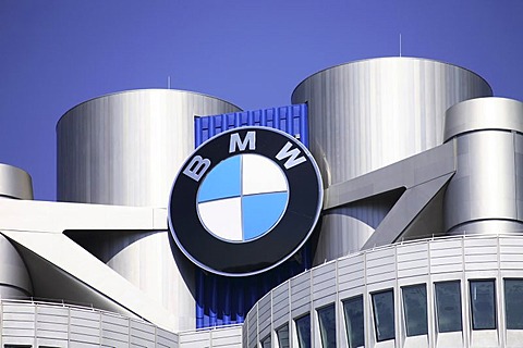 BMW headquarters, BMW Tower four-cylinder, Munich, Germany