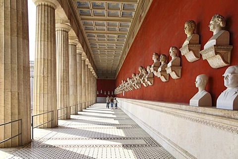 Hall of fame, Bavaria, Theresienhoehe, Munich, Bavaria, Germany