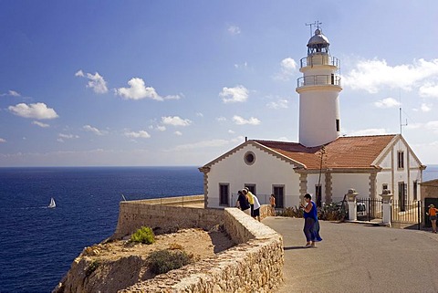 Majorca, Cap de Capdepera near Cala Rajada, lighthouse Punta de Capdepera