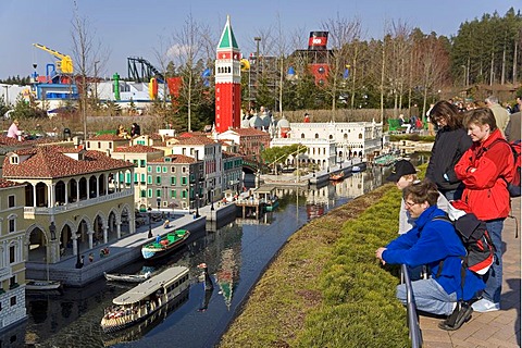 Impressions from the Legoland Park near Guenzburg, on the left the Miniland