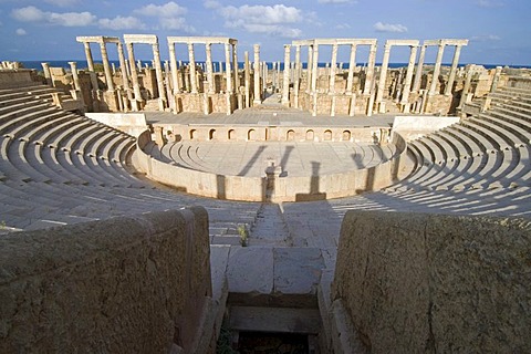 Roman theater of Leptis Magna, Libya, Unesco World Heritage Site