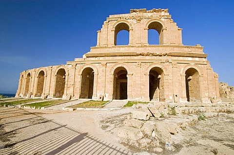 Roman theater in Sabrata, Libya