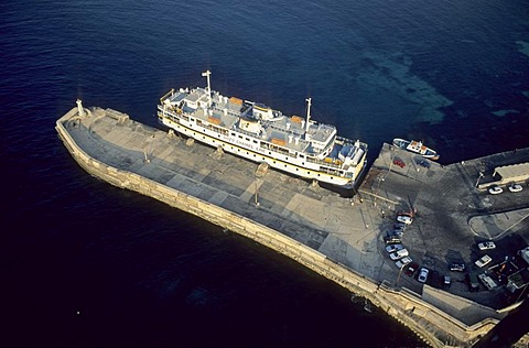 Ferry from Malta to Gozo in the harbour