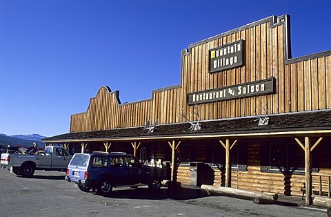 Saloon in Stanley, Sawtooth National Recreation Area, Idaho, USA