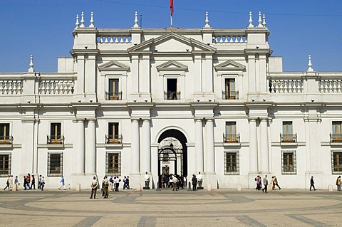 La Moneda, Presidents palace in Santiago de Chile, Chile