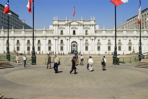 La Moneda, Presidents palace in Santiago de Chile, Chile