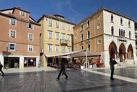 Historic old town of Split, Dalmatia, Croatia