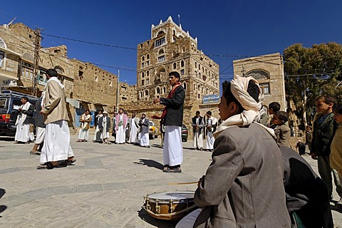 Wedding day in Thula, Yemen