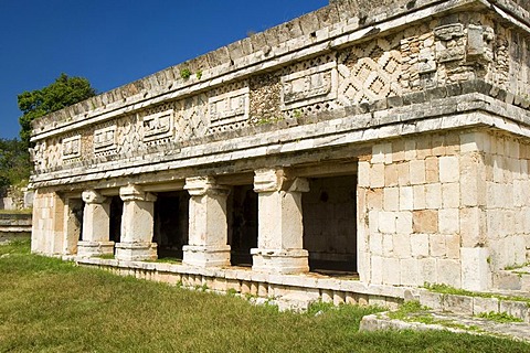 Cuadrangulo de las Monjas, quadrangle or square of the nuns, Maya archeological site Uxmal, Yucatan, Mexico