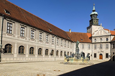 Brunnenhof in the Residenz, Munich, Bavaria, Germany