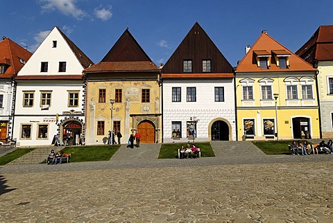 City square of Bardejov, Unesco World Heritage Site, Slovakia