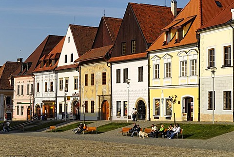 City square of Bardejov, Unesco World Heritage Site, Slovakia