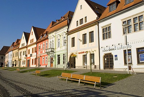 City square of Bardejov, Unesco World Heritage Site, Slovakia