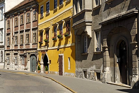 Historic old town of Sopron, Hungaria