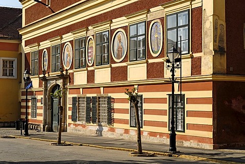 Historic old town of Koeszeg, Hungaria