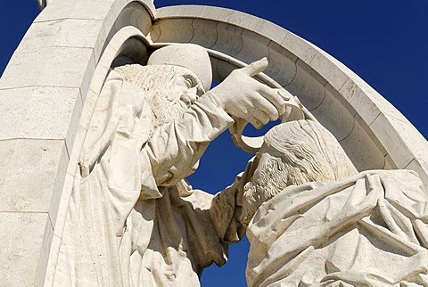 Monument at the dome of Esztergom, Hungaria