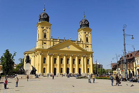 Reformed church, city square of Debrecen, Hungaria