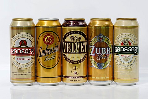 Czech beer can, beer from Bohemia,  Czech Republic