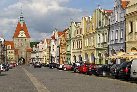 Historic old town of Domazlice, west Bohemia, Czech Republik