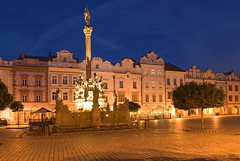 Historic old town of Pardubice on the Labe, Elbe, east Bohemia, Czech Republik