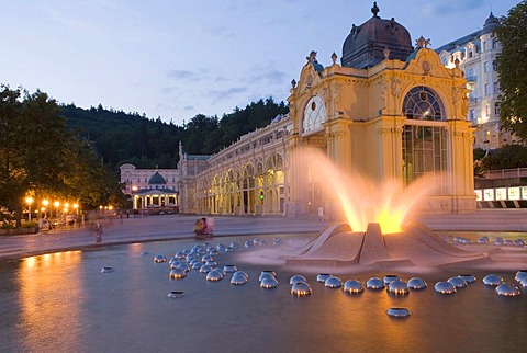 Health resort Marianske Lazne, Marienbad, West Bohemia, Czech Republik