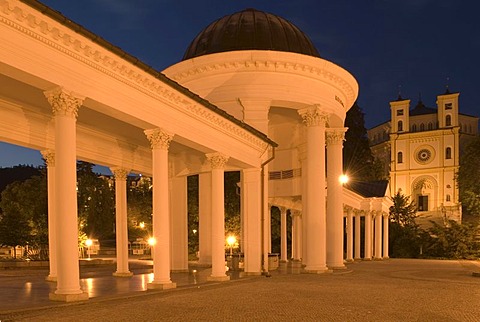 Health resort Marianske Lazne, Marienbad, West Bohemia, Czech Republik